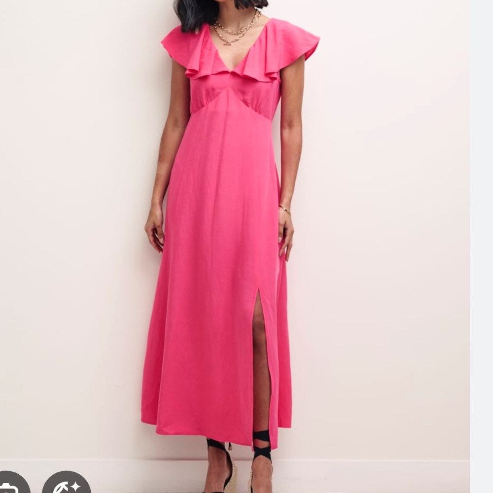 Nobody’s Child Pink Cotton Maxi Dress